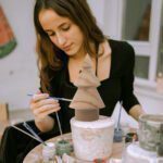 Handmade Wood Embryo Ornaments Decor