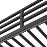 Metal Twin Size Loft Bed with Desk and Storage Drawers,LED Loft Bed Twin with USB Charging Station,Heavy Duty Loft Bed Frame