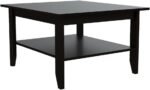 Stylish 2-Piece Living Room Set for Enhanced Decor, Coffee Table & TV Stand, Small Spaces, Black
