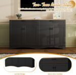 Charming Farmhouse TV Stand for Heartfelt Gatherings, Versatile Storage with Rustic Style