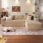 Cloud Sectional Couch with L-Shape Chaise,Modern Modular Sofa with Deep Seat