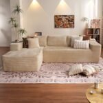 Cloud Sectional Couch with L-Shape Chaise,Modern Modular Sofa with Deep Seat