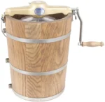 6 qt Country Ice Cream Maker ÿ Classic Wooden Tub ÿ Hand Crank