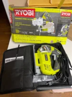 Ryobi 6.1 Amp Corded Variable Speed Orbital Jig Saw With Speedmatch Technology Damaged Box