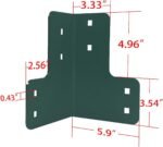 Vikofan Garage Workbench Legs Brackets,8 PCS 4mm Green