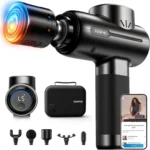 RENPHO Massage Gun Deep Tissue Muscle Percussion Massager Gun,FSA and HSA Eligible Powerful Portable Back Massager Gun for Athletes,Gifts for Men Women,Handheld Back Massagers,Carry Case,Active