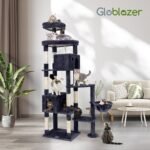 Globlazer 83 inch Cat Tree for Indoor Cats Large Adult,Dark Grey
