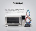 Nuwave Bravo Air Fryer Toaster Smart Oven,12-in-1 Countertop Convection