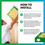 Filterbuy 20x25x5 Air Filter MERV 11 Allergen Defense (4-Pack)