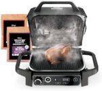 OG701 7-in-1 Outdoor Electric Grill & Smoker - Grill,BBQ,Air Fry,Bake,Roast,Dehydrate & Broil - Uses Woodfire Pellets - Portable & Weather Resistant