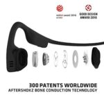 AFTERSHOKZ Titanium Bone Conduction Wireless Bluetooth Headphones,Black