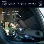 VanEssential Insulated Magnetic Blackout Front Windshield Cover Designed