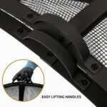 WeCooper Outdoor Fire Pit Spark Screen Cover Accessory,Fire Mesh Screen Guard