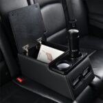 Coverado Car Center Console,Universal Rear Bench Seat Consoles Truck Seat Organizer and Storage