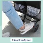 Kolcraft Side-by-Side Lightweight Double Baby Stroller with Reclining Seats