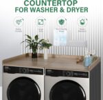 Ulif Washer Dryer Countertop,Laundry Countertop with Edge Rails