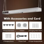 Hiteemer Food Heat Lights Hanging Overhead Stainless Steel with Cord