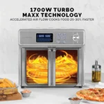 Kalorik MAXX? Digital Air Fryer Oven,26 Quart,10-in-1 Countertop Toaster Oven & Air Fryer Combo-21 Presets up to 500 degrees,Includes 9 Accessories & Cookbook