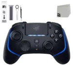 Razer Wolverine V2 Pro Wireless Controller Black HyperSpeed,Mecha-Tactile,RGB Lights for PS5 & PC With Cleaning kit BOLT AXTION Bundle Like New