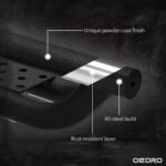 OEDRO Drop Down Running Boards Compatible Textured Steel Nerf Bars
