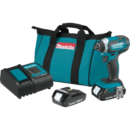 Makita 18V LXT Lithium?Ion Compact Cordless Impact Driver Kit (1.5Ah) Factory Serviced