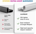 4 Seater Wagon Stroller,Foldable All-Terrain Quad Wagon Stroller with Canopy,Detachable Tray,Adjustable Handle,High Seat & Large Storage,Black