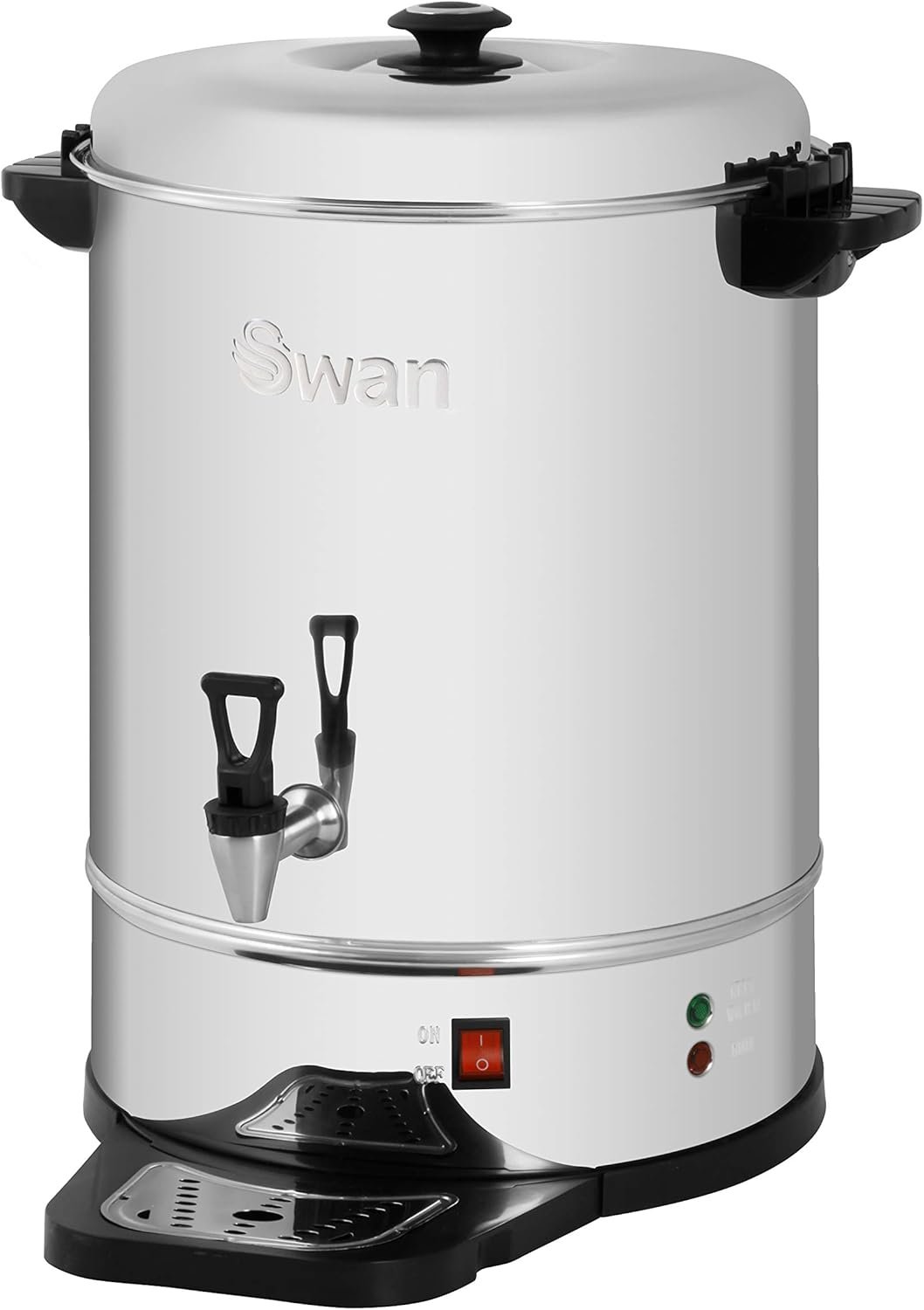 Swan SWU10L Catering Urn with Automatic Temperature Control,Drip Tray,10L,1600W,Stainless Steel Swan SWU10L Catering Urn with Automatic Temperature Control,Drip Tray,10L,1600W,Stainless Steel