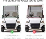 ZivPlay Golf Cart Windshield Shatterproof Anti Glare