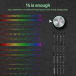 Crazyboy portable sewing machine,16 different thread types,adjustable sewing speed