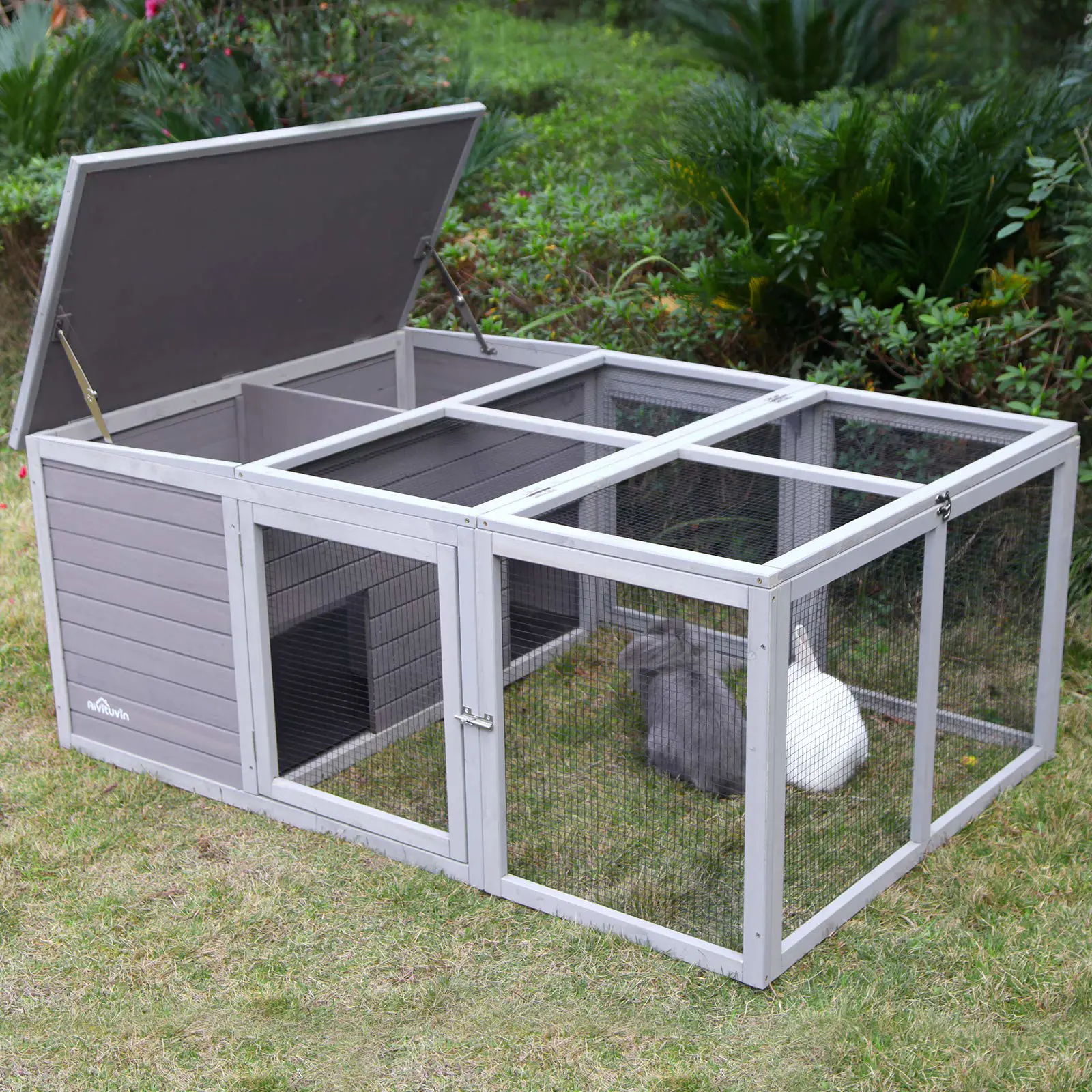 Aivituvin Rabbit Outdoor Playpen Enclosure Aivituvin Rabbit Outdoor Playpen Enclosure