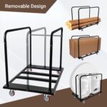 Eastrexon Folding Table Cart w/ 1800 LBS & 10 Table Capacity