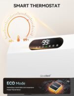 GiveBest Smart Wall Heater,1500W Fast Heating Space Heater for Bedroom