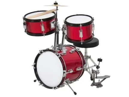 3-Piece Beginners Kids Drum Set ?C Red
