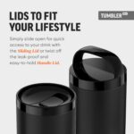 Ember Tumbler,Temperature Control Travel Mug,Stainless Steel,App-Controlled Heated Coffee Mug