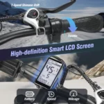 Eletric Bike for Adults, 750W Motor 48V 20Ah Removable Battery 26'' Fat Tire Folding E-Bike Shimano 21-Speed MTB Cycling UL2849