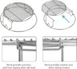 Burly grill 5 Piece Replacement Kit with Removable Cooking System Expander Rack