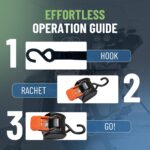 CargoBuckle Bolt On Retractable Ratchet Straps Heavy Duty,3,500 lbs Break Strength