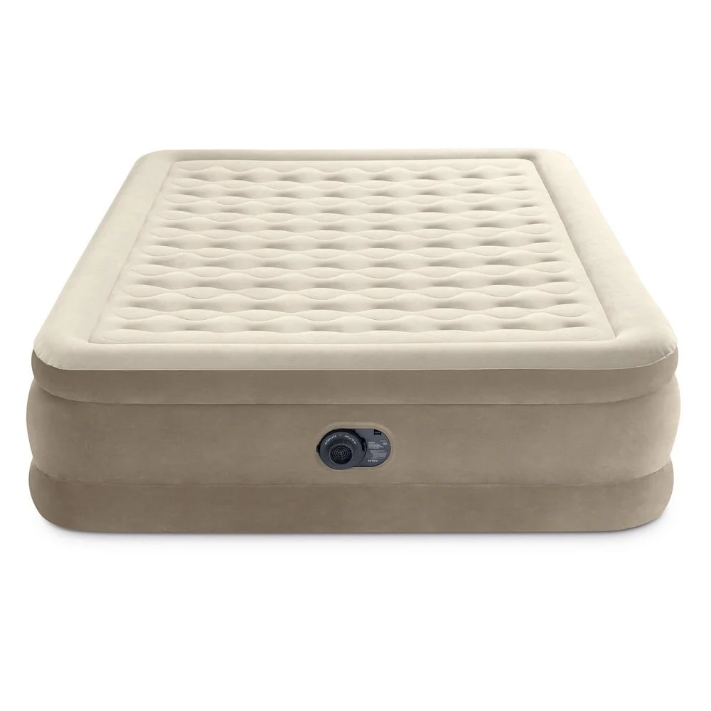 Intex Ultra Plush 20" Queen Air Mattress with 120V Internal Pump Intex Ultra Plush 20" Queen Air Mattress with 120V Internal Pump