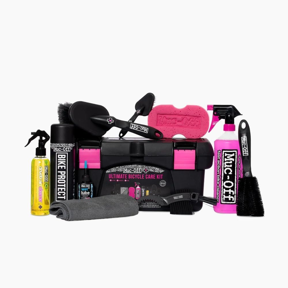 Muc Off Ultimate Bicycle Cleaning Kit - Includes Bike Cleaner,Brushes and More Muc Off Ultimate Bicycle Cleaning Kit - Includes Bike Cleaner,Brushes and More