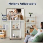 Hellsehen Mobile TV Stand with Wheels