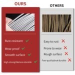 ZONEGRACE 1000FT 1/8 Stainless Steel Cable for Deck Cable Railing System