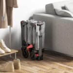 EVER ADVANCED Foldable into Bag Travel Wagon with Removable Canopy