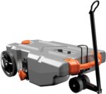 36-Gallon Portable Camper / RV Tote Tank - Features Large Heavy-Duty No-Flat Wheels & Built-In Gate Valve - Removable Steel Tow Adapter,3 ?RV Sewer Hose & More RV Accessories (39006)