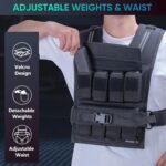 APEXUP Adjustable Weighted Vest with Reflective Stripe