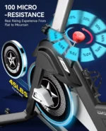 pooboo Exercise Bike Magnetic Resistance Indoor Cycling Bike for Home Cardio Workout Cycle Bike Training 350lbs