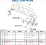 AUTOSAVER88 Bull Bar Compatible Tube Brush Push Grille Guard Front Bumper