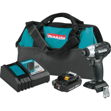 Makita 18 Volt Compact Brushless Cordless Impact Driver Kit Factory Serviced