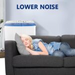 BANGSON Mini Twin Tub Washer and Dryer Combo with 17.6 lbs Large Capacity