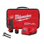 Milwaukee M12 FUEL 12Volt LithiumIon Brushless Cordless 14 in Right Angle Die Grinder Kit w 2 20Ah Batteries