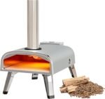 Aidpiza Pizza Oven Outdoor 12" Wood Fired Pizza Ovens Pellet Pizza Stove